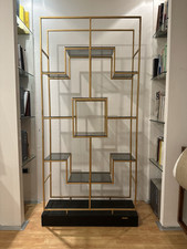 Libreria, Etagere, Bookshelf Stile Romeo Rega. Hollywood Regency. Mid Century