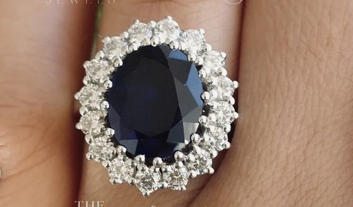 Anello aureola grappolo - aureola,
