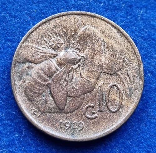 Moneta regno italia re - regno,