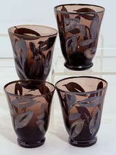 Set 4 Bicchieri Vintage Vetro