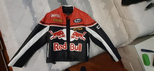 Giacca red bull pelle - bull, moto