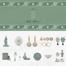 Orecchini/anello/portachiavi BTS X MU:DS 2024 DALMAJUNG ufficiali MD/ecc