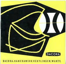 Brochure fotocamera DACORA