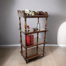 Antica Etagere libreria in legno vecchio mobile 800 a più ripiani per ufficio