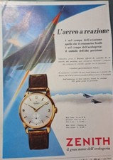 ZENITH MOD. 12038 -  OROLOGI - Rara Pubblicità D'epoca - 1957