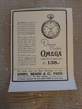 Pub de presse ancienne - Omega