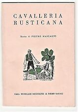 Cavalleria rusticana libretto