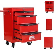 4 Drawers Tool Cart on Wheels