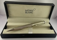 Rara penna a sfera Montblanc Meisterstuck Edition argento sterling ricondizionata
