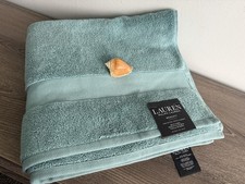 Asciugamano da bagno Ralph Lauren Wescott 100% cotone NUOVO!