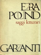 SAGGI LETTERARI POUND EZRA GARZANTI LIBRI 1973 SAGGI BROSSURA