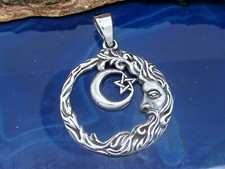 Luna Ciondolo Pentacolo Catena