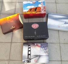 AURORA Optima 5 Continenti Serie Completa - Stilografiche - Pennino M - oro 18 K