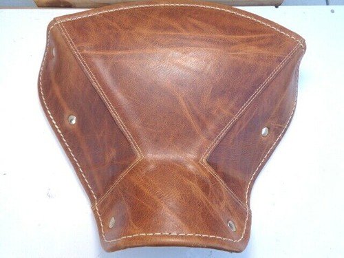Dessus selle cuir marron - selle,