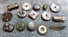 15 antichi bottoni MOP