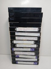 Videocassette VHS vuote vecchie registrazioni TV pacchetto vuoto lotto lavoro