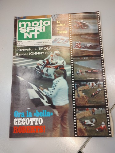 Moto sprint anno 1978 - nr.,