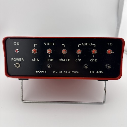 Sony bvu checker - pb, td-495