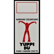 locandina YUPPI DU adriano celentano claudia mori charlotte rampling CAT10