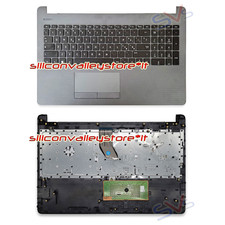 Palmrest Topcase Tastiera per HP 250 G6 255 G6 15-BS 15-BW Smoke Gray Touchpad