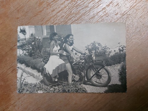 Cartolina moto bianchi - moto,