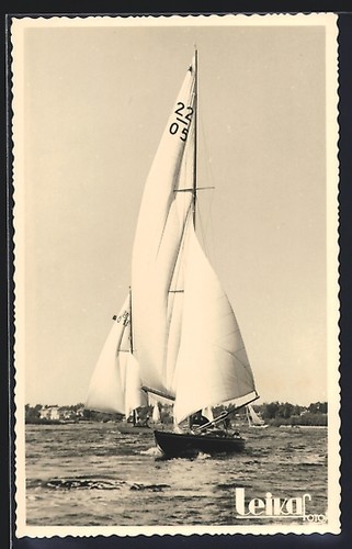Cartolina barca vela - a,