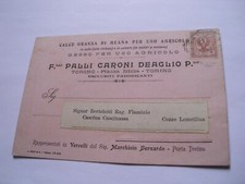 Torino - F. lli Palli Caroni Deaglio P.lo - spedita f. g. 