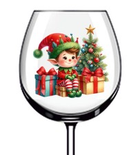 12x Acquerello Natale Elfo