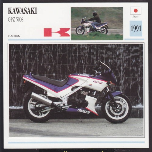 Kawasaki gpz 500s - 1991, (498cc)