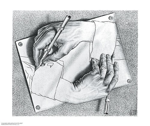 Poster disegno mani - mani, c