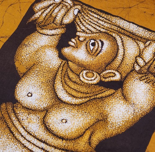 Vintage yoruba batik africano - vintage,