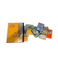 Lotto set stock album raccoglitore + Carte Pokemon 72 pz