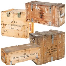 Originale Ital. Scatola Armeekiste Munizioni Cassetta Trasporto Militare Cassa