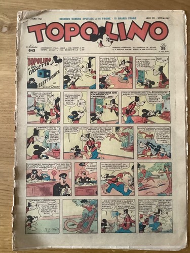 Topolino giornale 643 1947 - topolino,