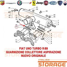 FIAT UNO TURBO R/89 GUARNIZIONE COLLETTORE ASPIRAZIONE NUOVO ORIGINALE 7709978