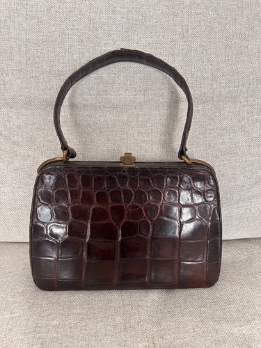 Borsa vera pelle marrone - pelle,