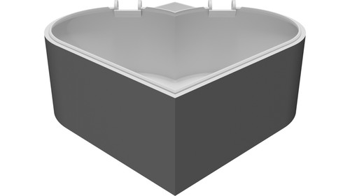 Scatola decorativa cuore con - cuore,