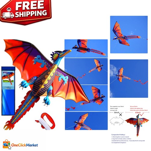 Aquilone drago stereoscopico