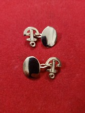 Gemelli in argento 800 placcati oro - anni '60 - Bellissimi!