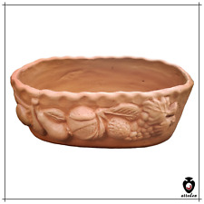 Vaso ovale frutta in terracotta 30 cm da esterno per piantine fioriera piccola