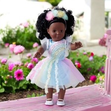 Pottery Barn Kids GOTZ 18" RAINBOW FAIRY DOLL edizione speciale AMELIA nuova con scatola