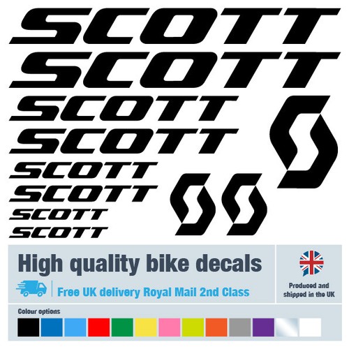 Adesivo etichette bici scott - adesivo/etichette,