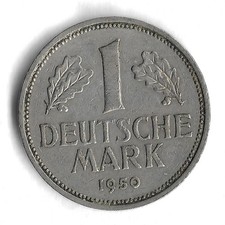 1950 J Germany 1 Deutsche Mark