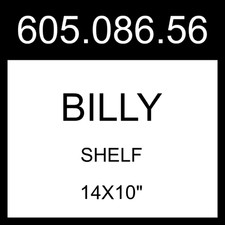 IKEA BILLY Shelf Brown Walnut Effect  14x10" 605.086.56