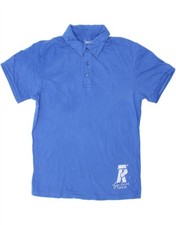 Polo uomo grafica RIFLE XL blu