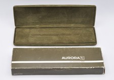 Aurora leather box for 18k solid gold Thesi ballpoint pen RARE