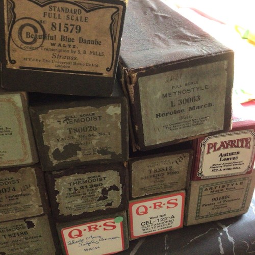 Rotoli pianola vintage 27 - pianola,