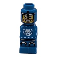 Lego microfigure cavaliere - lego, blu