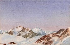 Acquerello vintage Montagne di