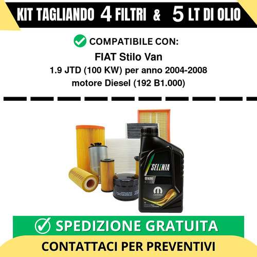 Tagliando per fiat stilo - tagliando,